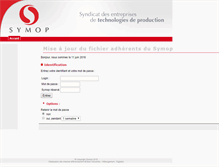 Tablet Screenshot of fichier.symop.com